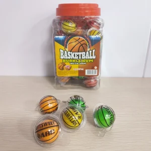 Product Name: Fruit Flavored Bubble Gum Series:Bubble Gum Food Additives: white sugar, glucose, glucose syrup, gum base.glycerin,phospholipid, citric acid, dl-malic aicd,fruit food flavour(apple,orange,strawberry,blueberry),titanium dioxide,colores artificiales(e102,e110,e129,e133) Flavor: Shelf Life: 12month Net Weight:12G Package:12Gx50PCSx12JARS Place of Origin: China Storage Method: Store in a cool and dry place, and avoid direct sunlight. Code: HJW